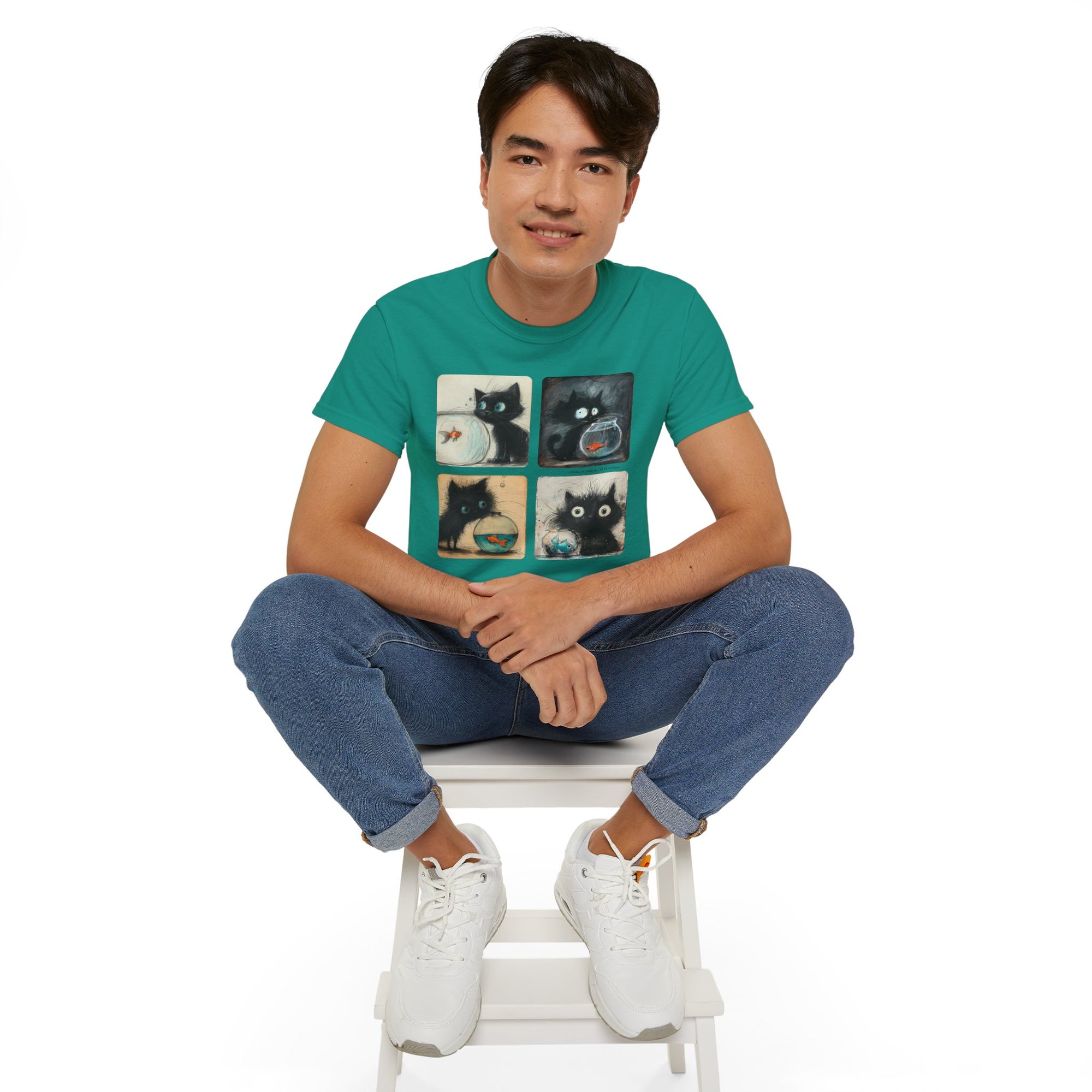Fishy Kitty Unisex Ultra Cotton Tee