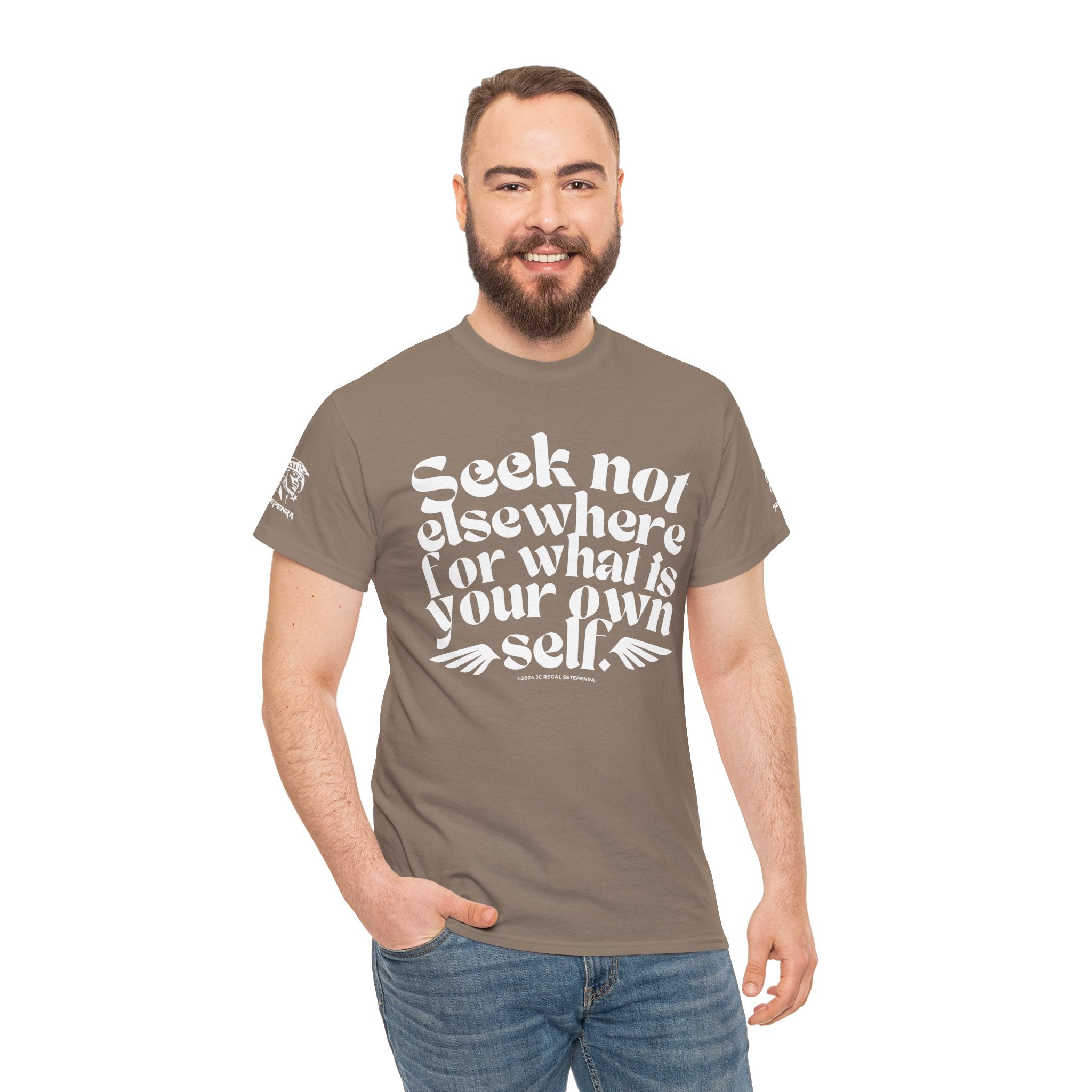 Seek Not Elsewhere Unisex Heavy Cotton Tee