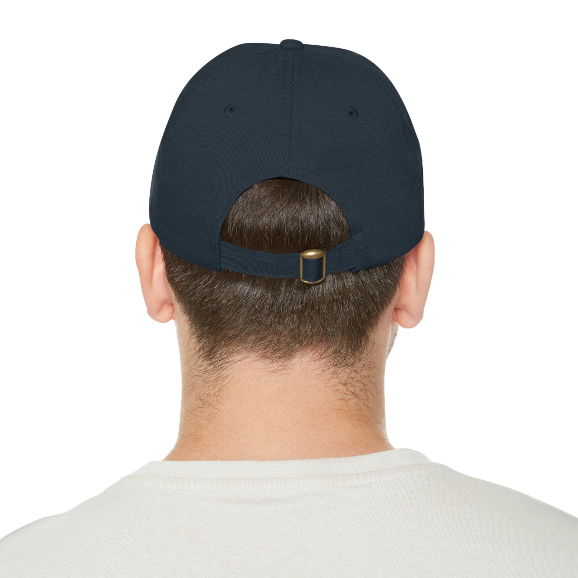 SETEPENRA Dad Hat with Leather Patch (Round)
