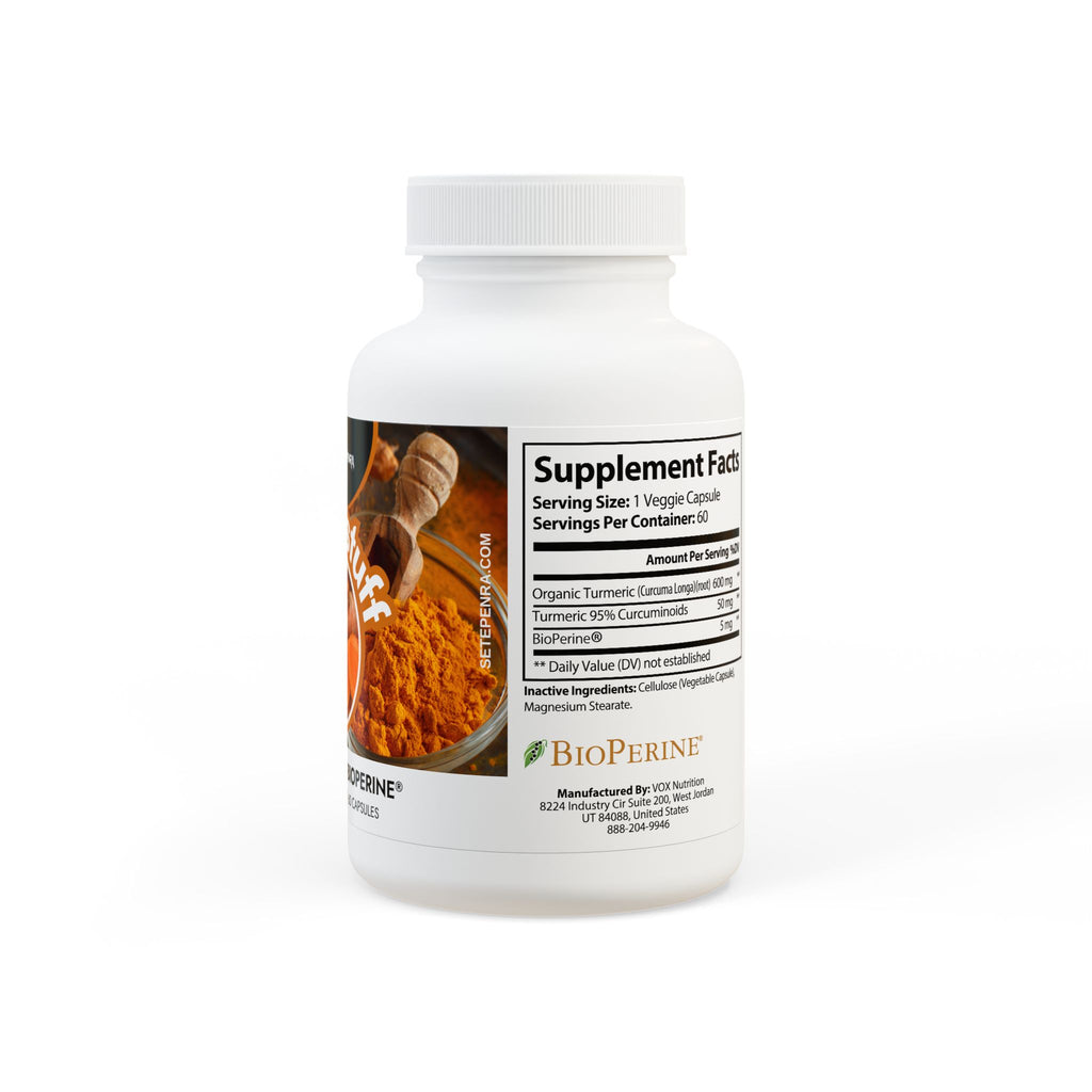 SETEPENRA Goodstuff Turmeric with BioPerine® (Black Pepper Fruit Extract) Supplement (60 Capsules) SETEPENRA Food Supplements.