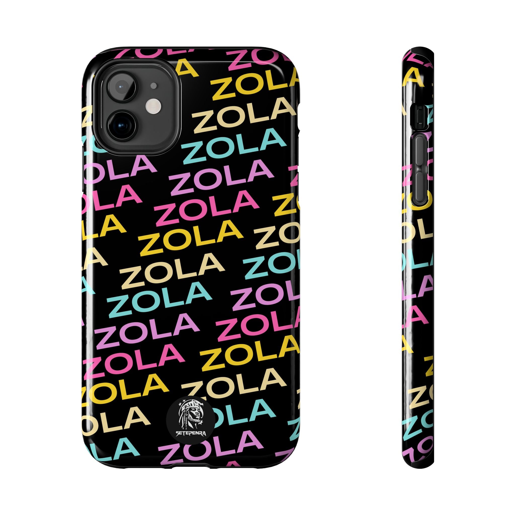 Zola Tough Phone Case (For iPhone, Galaxy & More) - Black SETEPENRA Phone Case.