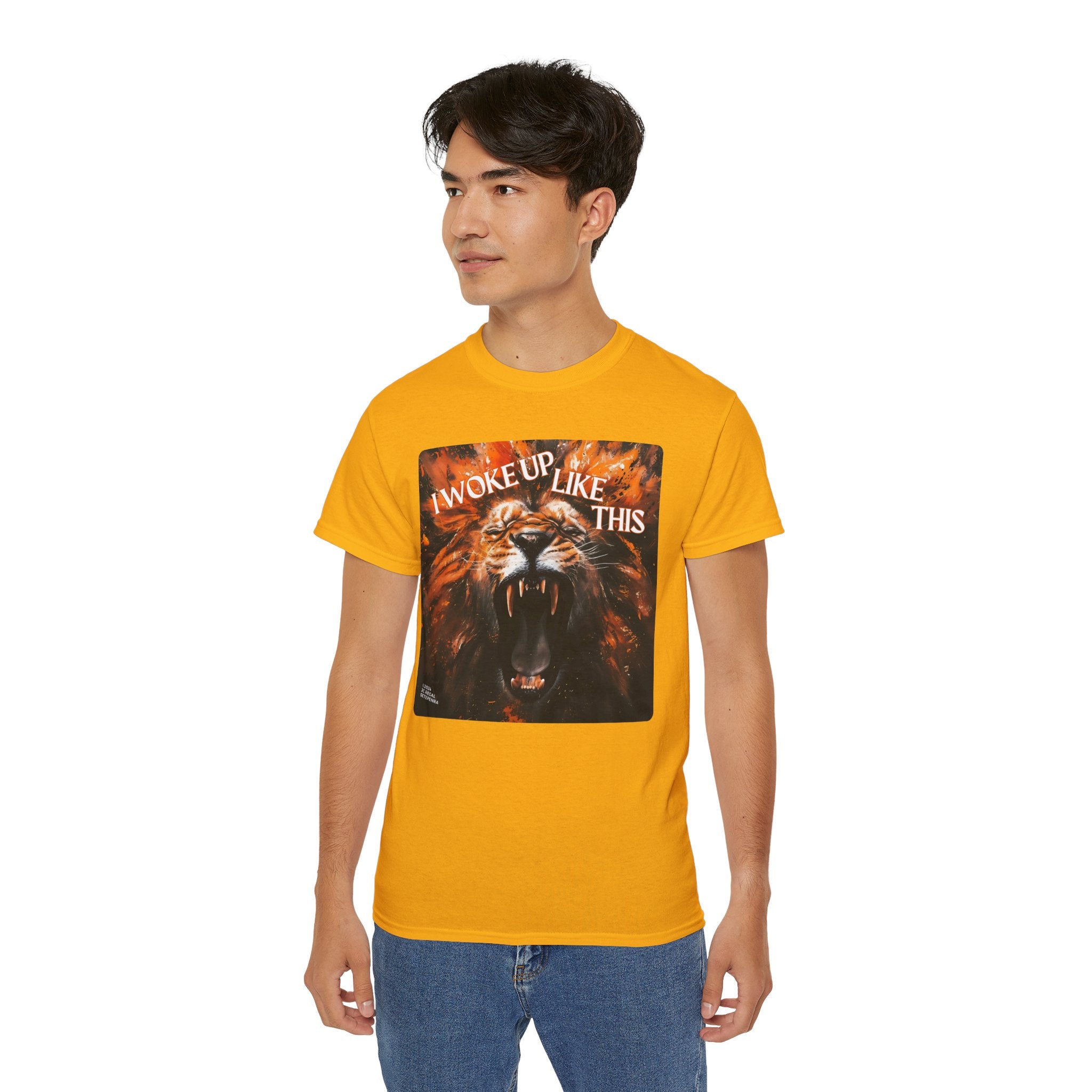 I Woke Up Like This (Roaring Edition 2) Unisex Ultra Cotton Tee SETEPENRA T-Shirt.