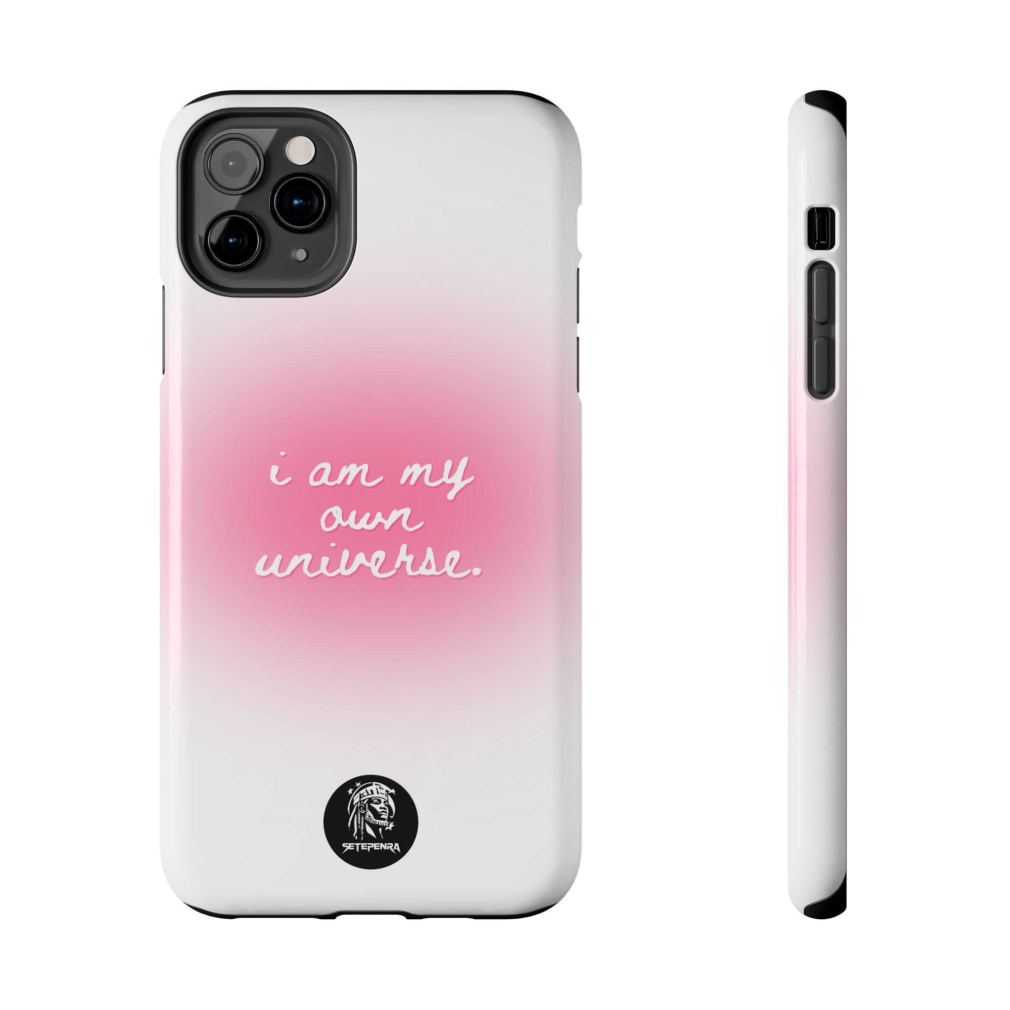 I Am My Own Universe Tough Phone Case (For iPhone, Galaxy & More) - White SETEPENRA Phone Case.
