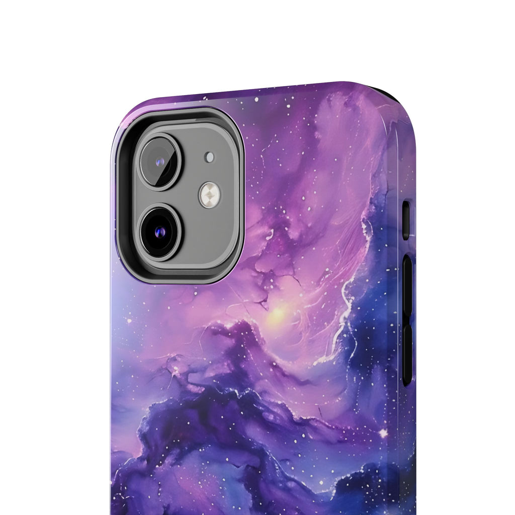Purple Cosmos Tough Phone Case (For iPhone, Galaxy & More)