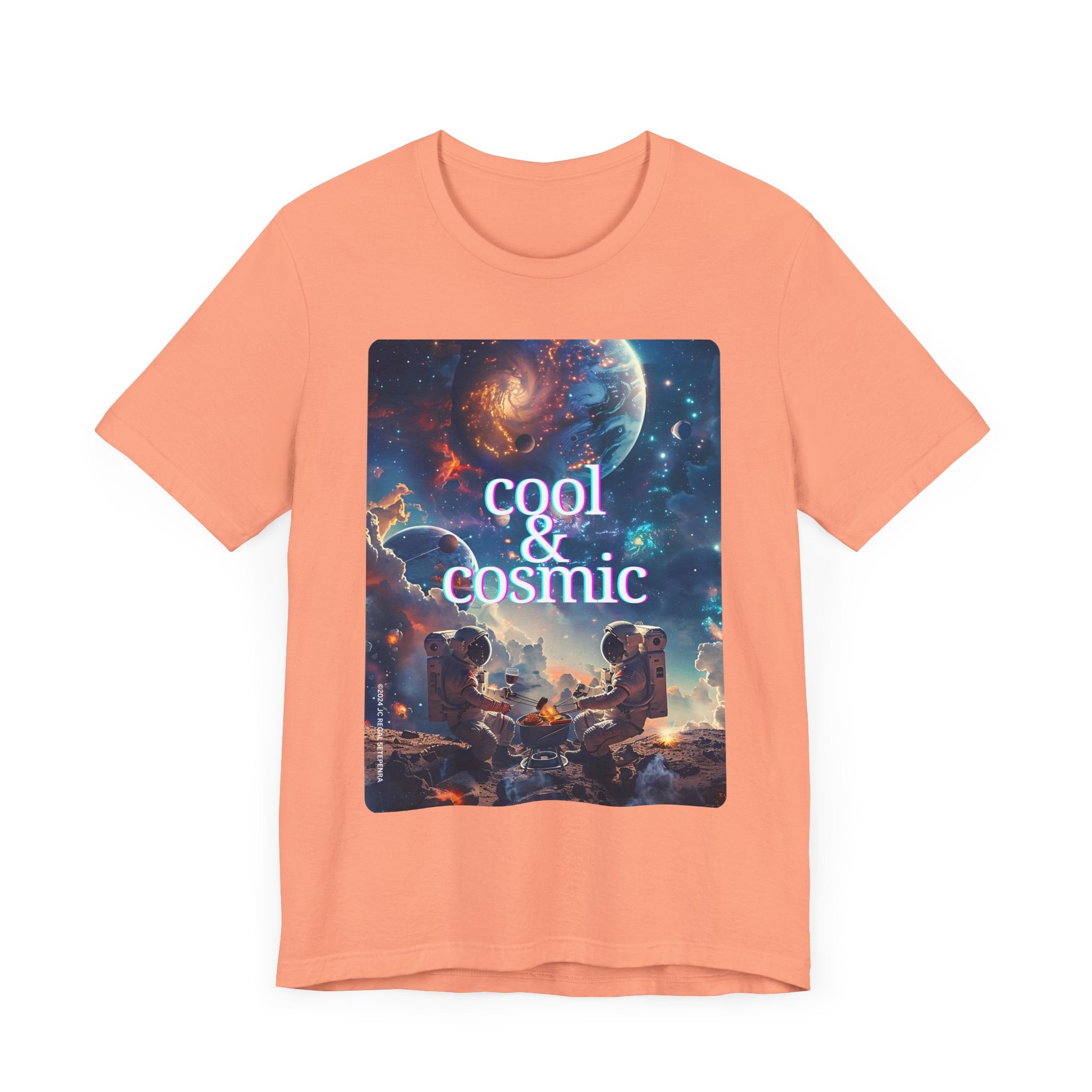 Cool & Cosmic Unisex Jersey Short Sleeve Tee SETEPENRA T-Shirt.