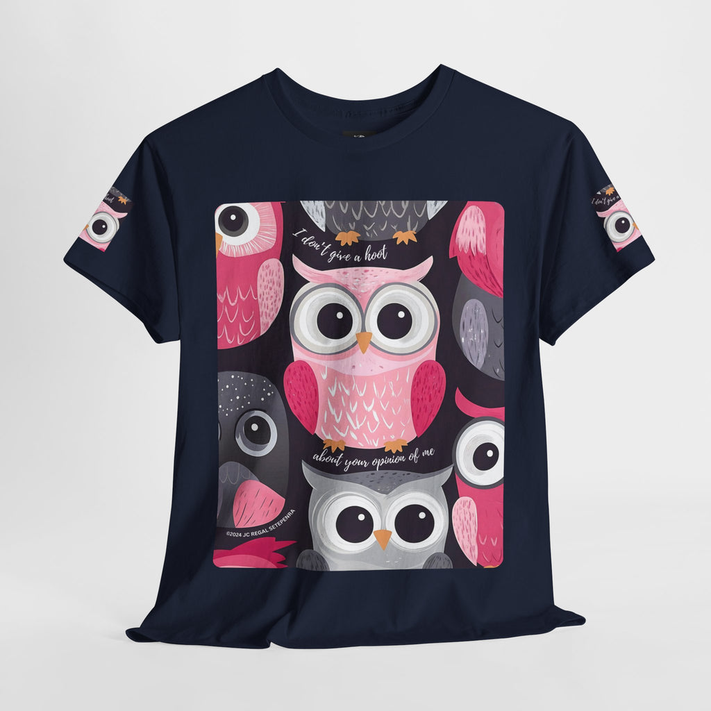 Don't Give A Hoot Unisex Heavy Cotton Tee