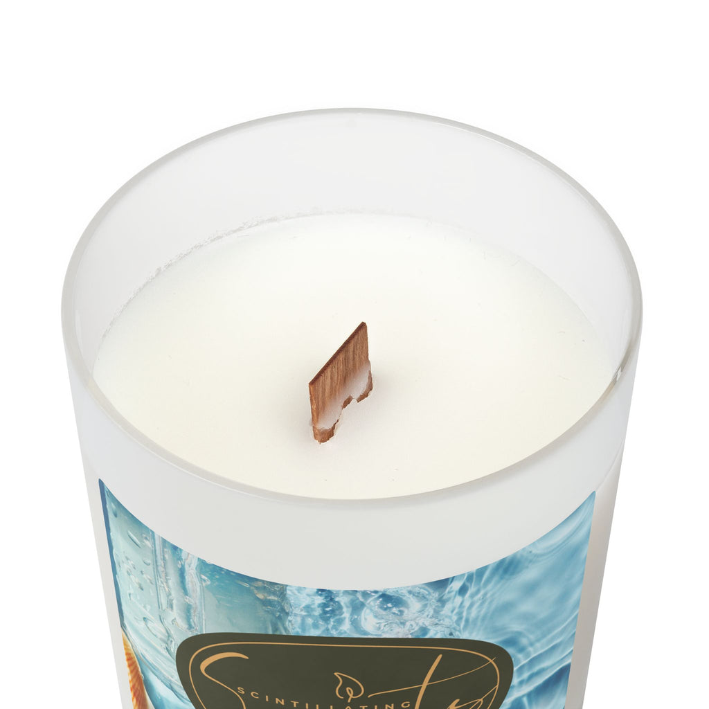 Scintillating Scents by SETEPENRA Frosted Glass Candle, 11oz