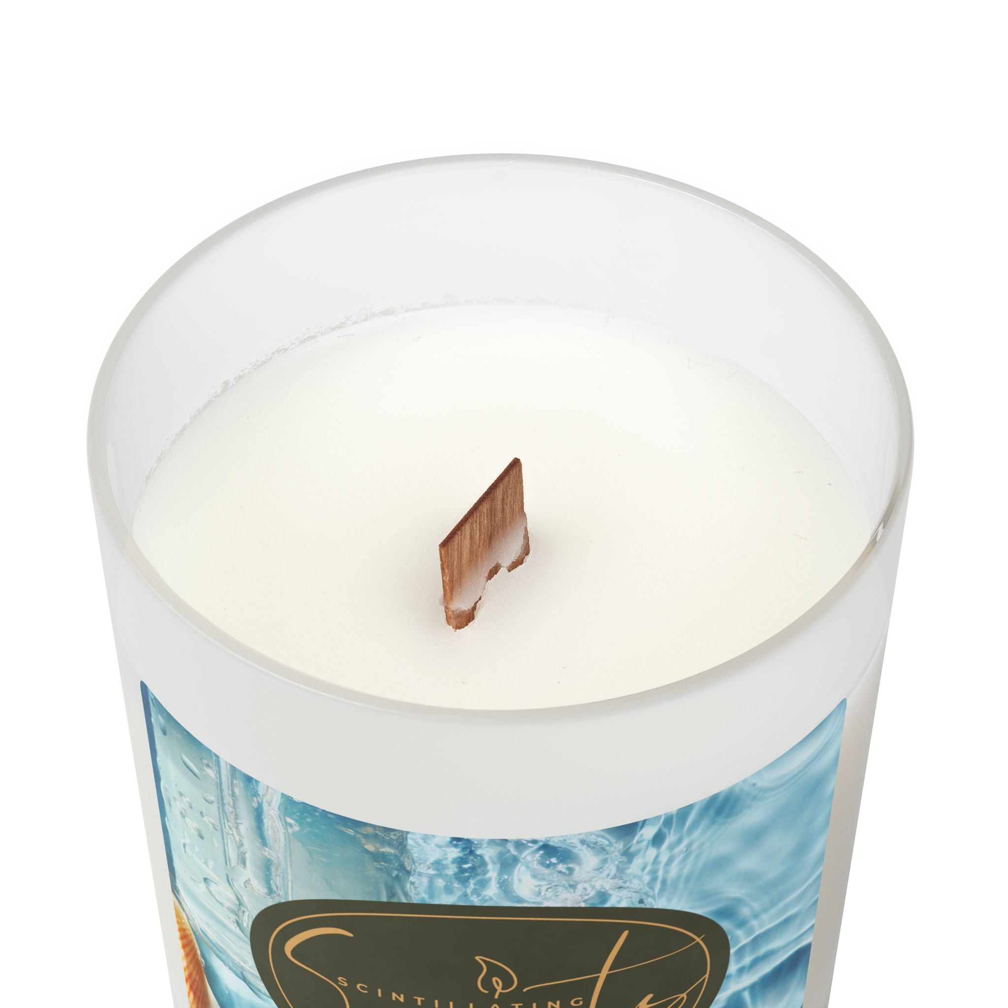 Scintillating Scents by SETEPENRA Frosted Glass Candle, 11oz