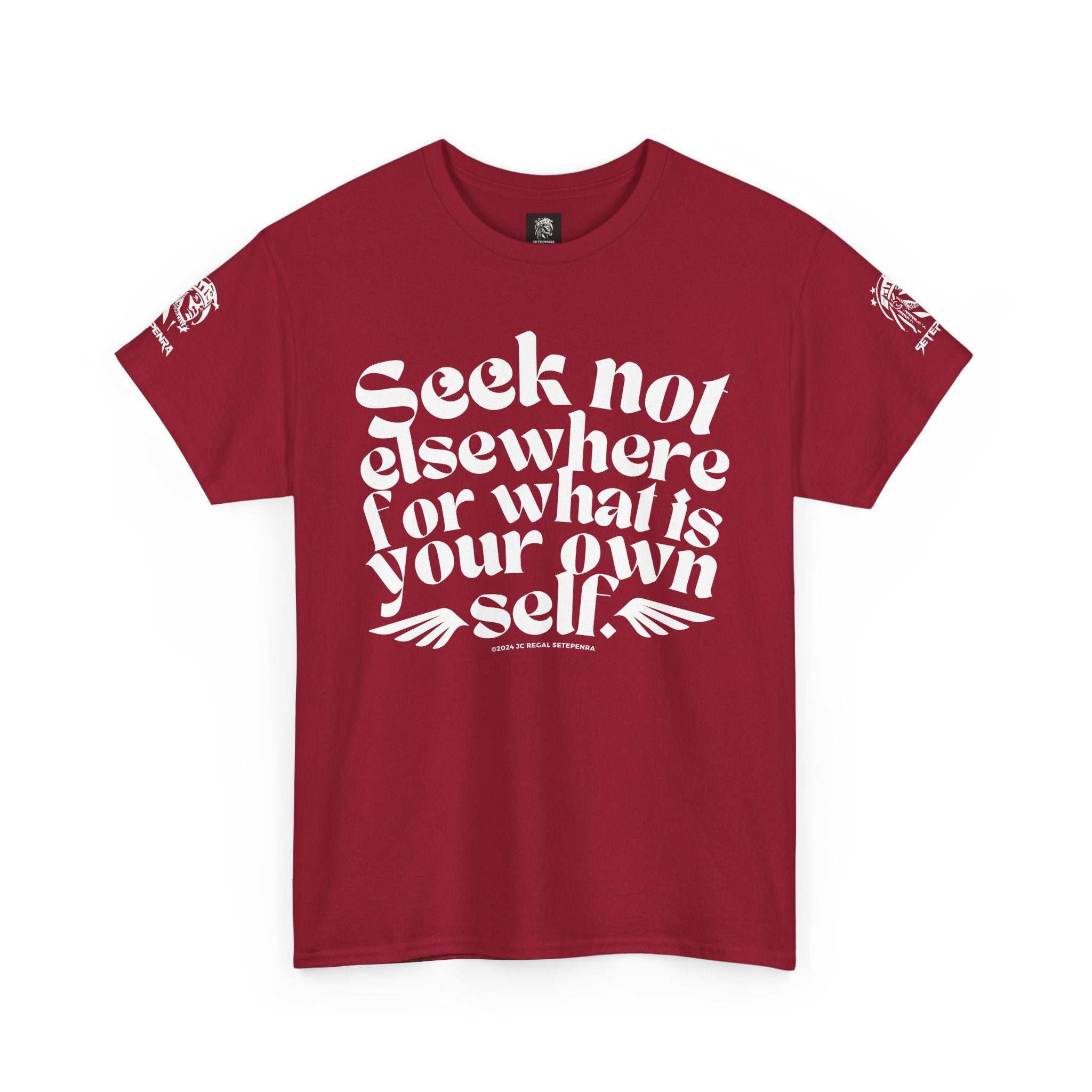 Seek Not Elsewhere Unisex Heavy Cotton Tee SETEPENRA T-Shirt.