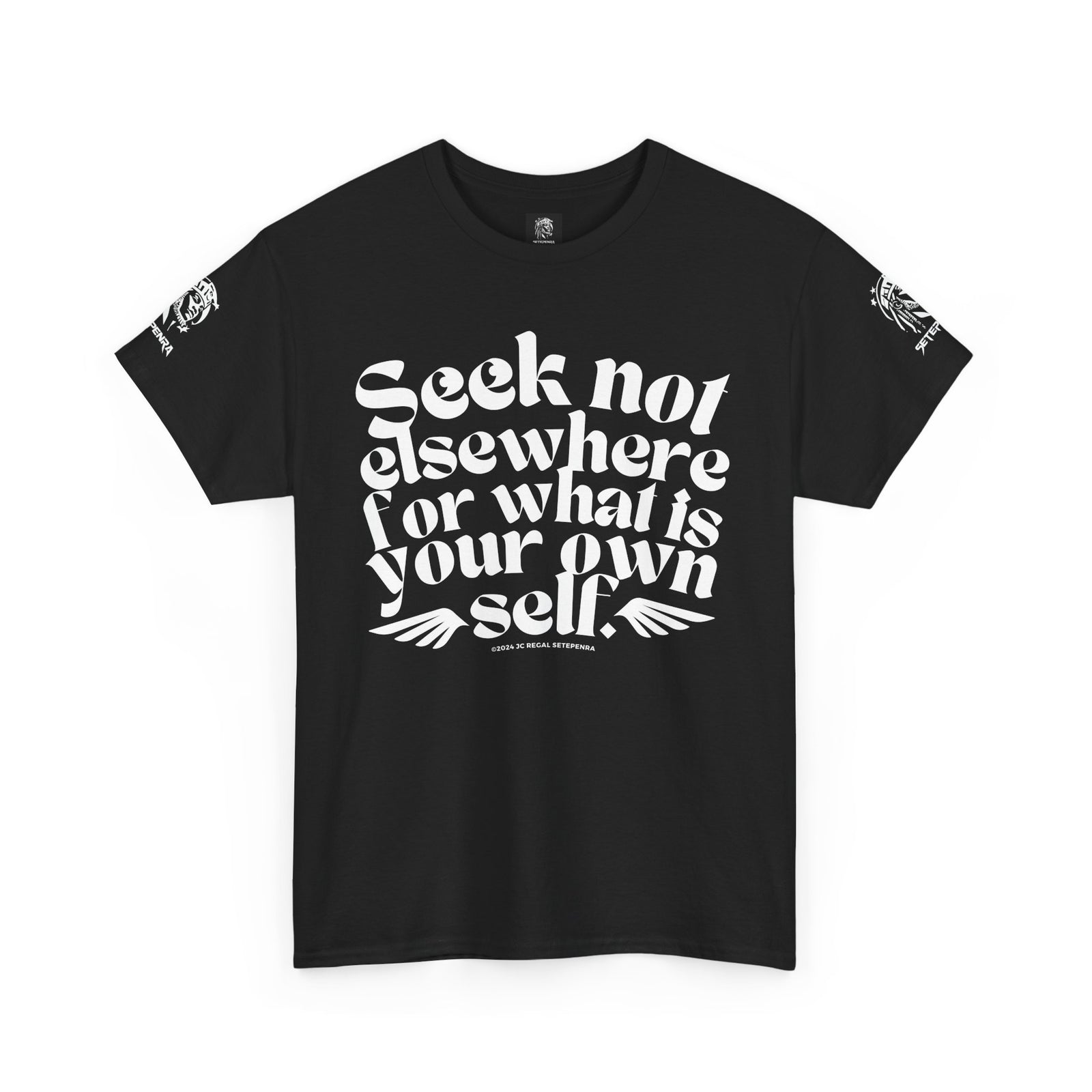 Seek Not Elsewhere Unisex Heavy Cotton Tee SETEPENRA T-Shirt.