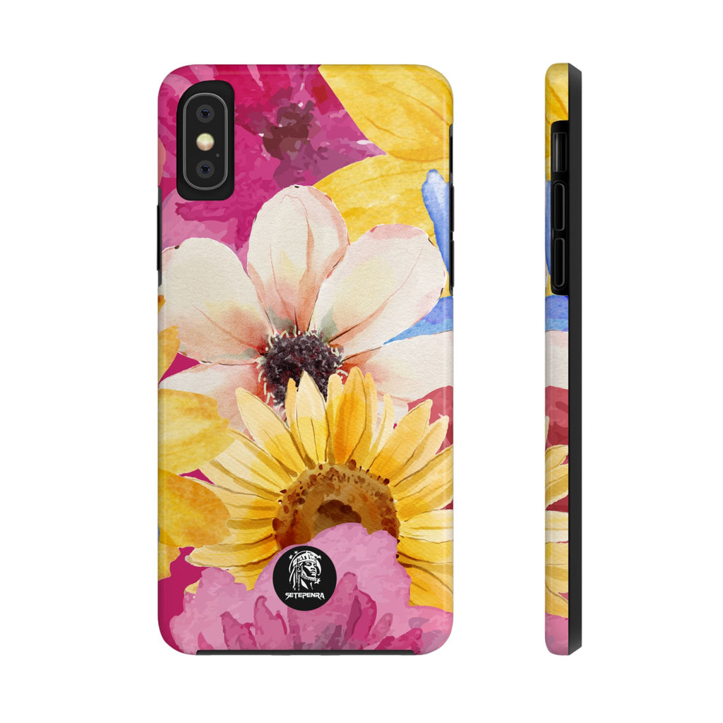 Watercolor Flowers Tough Phone Case (For iPhone, Galaxy & More) SETEPENRA Phone Case.