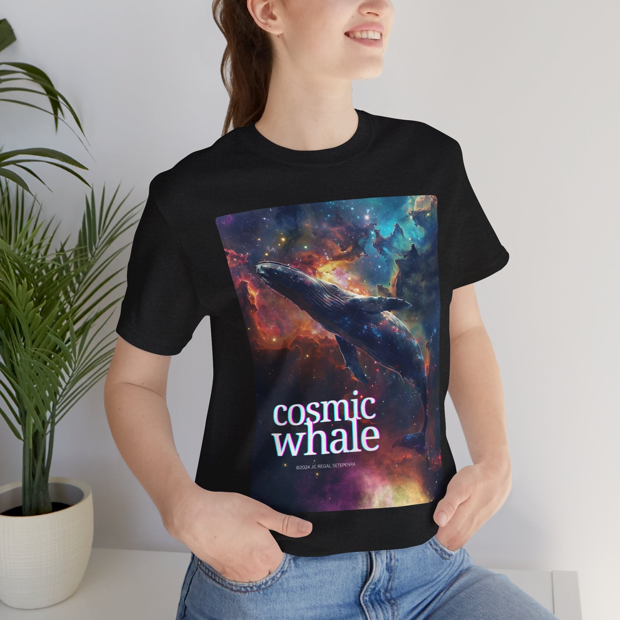 Cosmic Whale Unisex Jersey Short Sleeve Tee