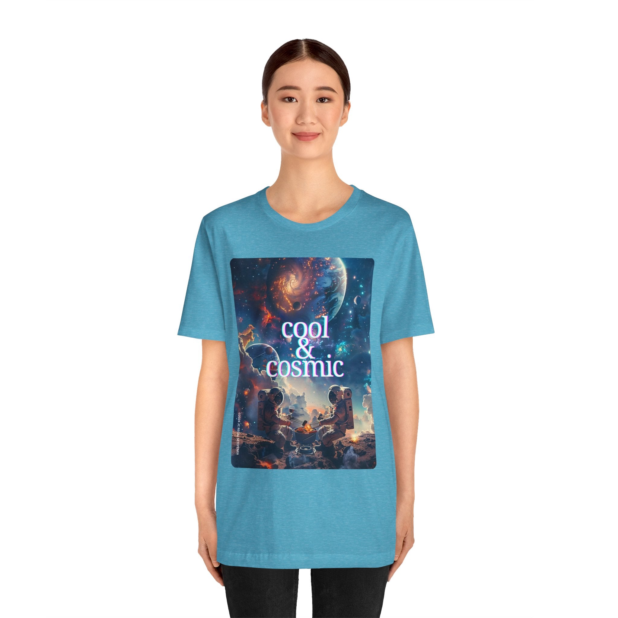 Cool & Cosmic Unisex Jersey Short Sleeve Tee SETEPENRA T-Shirt.