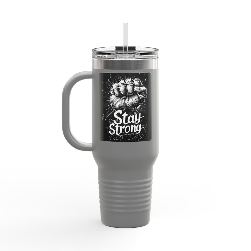 Stay Strong Insulated Travel Mug, 40oz