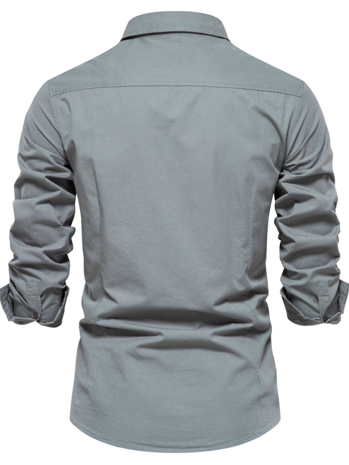 Men's Button Down Collared Neck Shirt SETEPENRA .