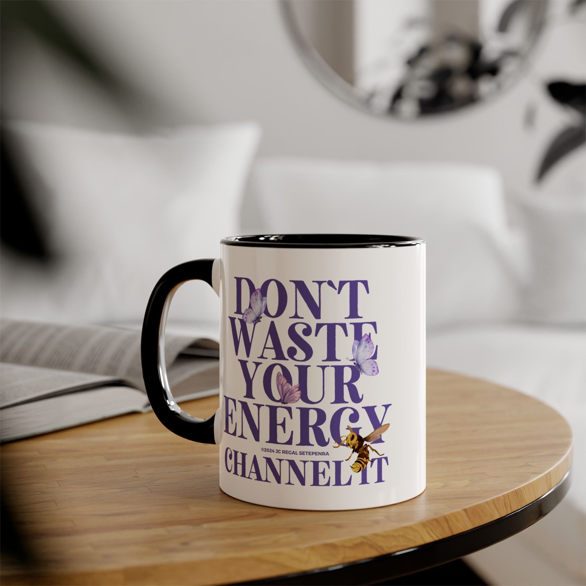 Channel It Accent Mug, 11oz (Various Colors)