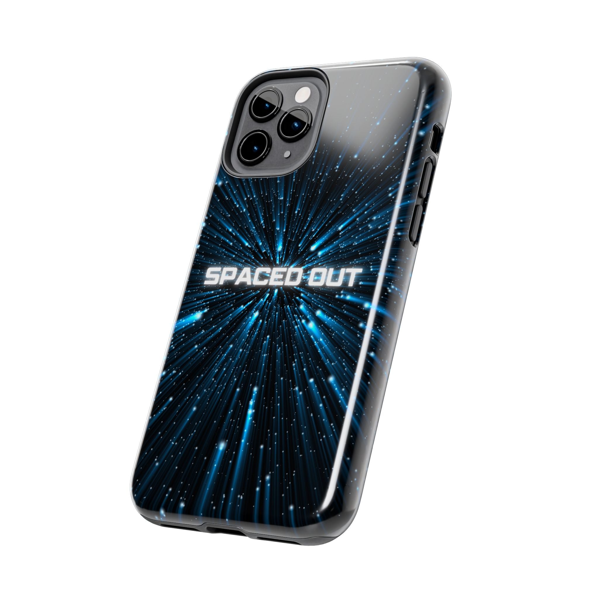 Spaced Out Tough Phone Case — Cosmic Space Warp Protective Cover