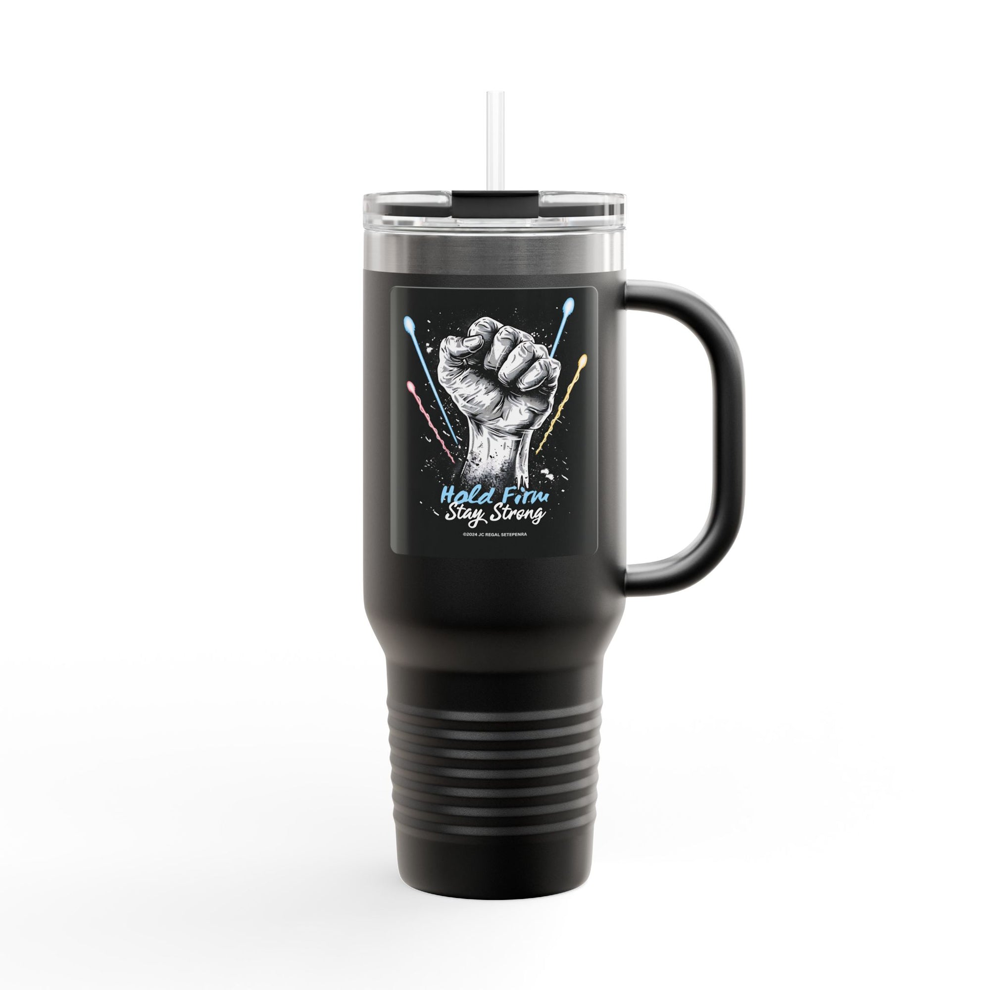 Hold Firm Stay Strong Insulated Travel Mug, 40oz
