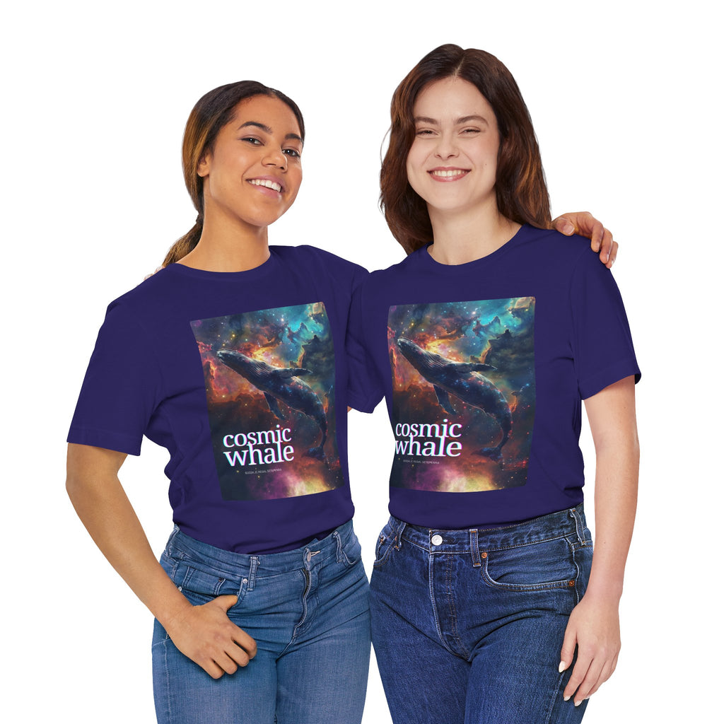 Cosmic Whale Unisex Jersey Short Sleeve Tee