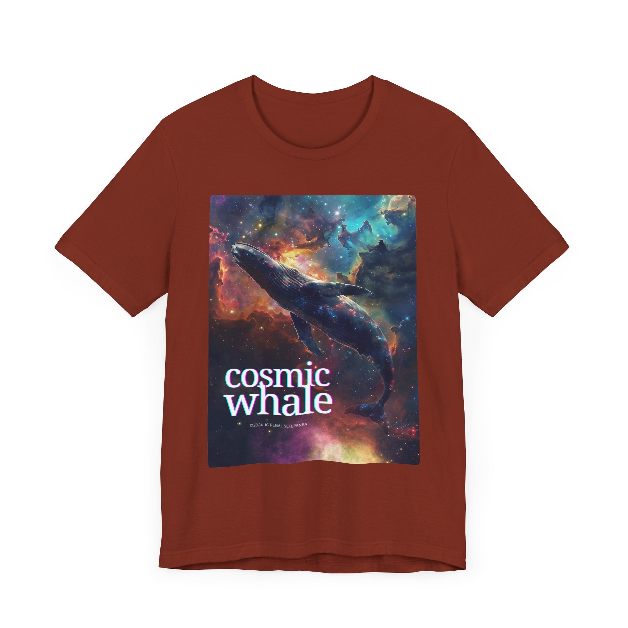 Cosmic Whale Unisex Jersey Short Sleeve Tee SETEPENRA T-Shirt.