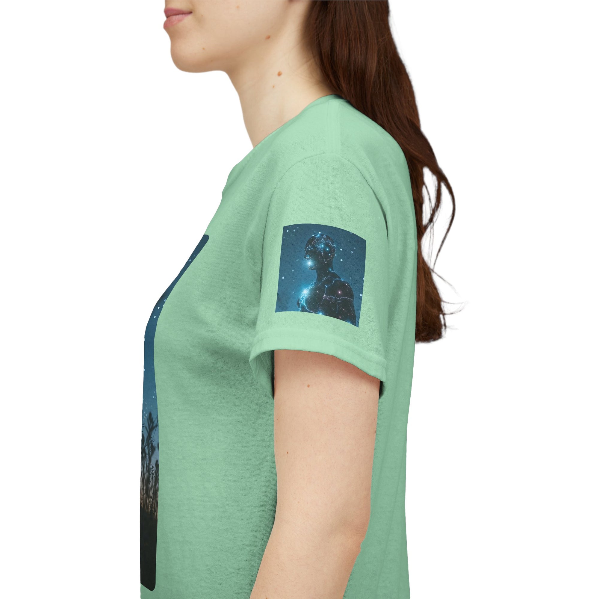 One With The Cosmos Unisex Heavy Cotton Tee
