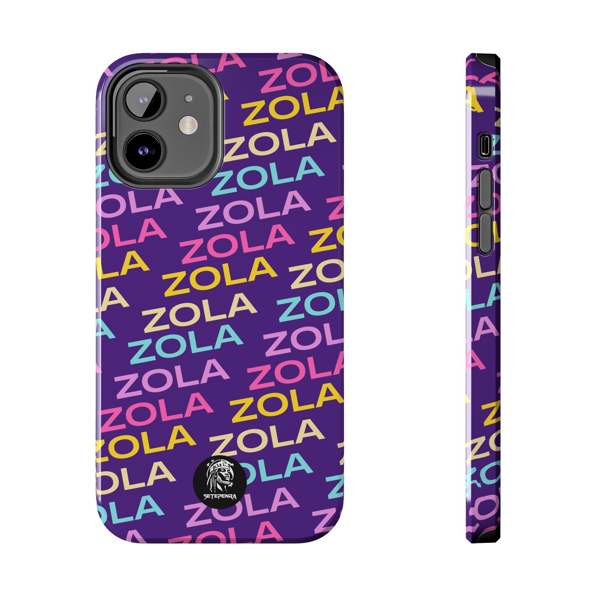 Zola Tough Phone Case (For iPhone, Galaxy & More) - Purple SETEPENRA Phone Case.