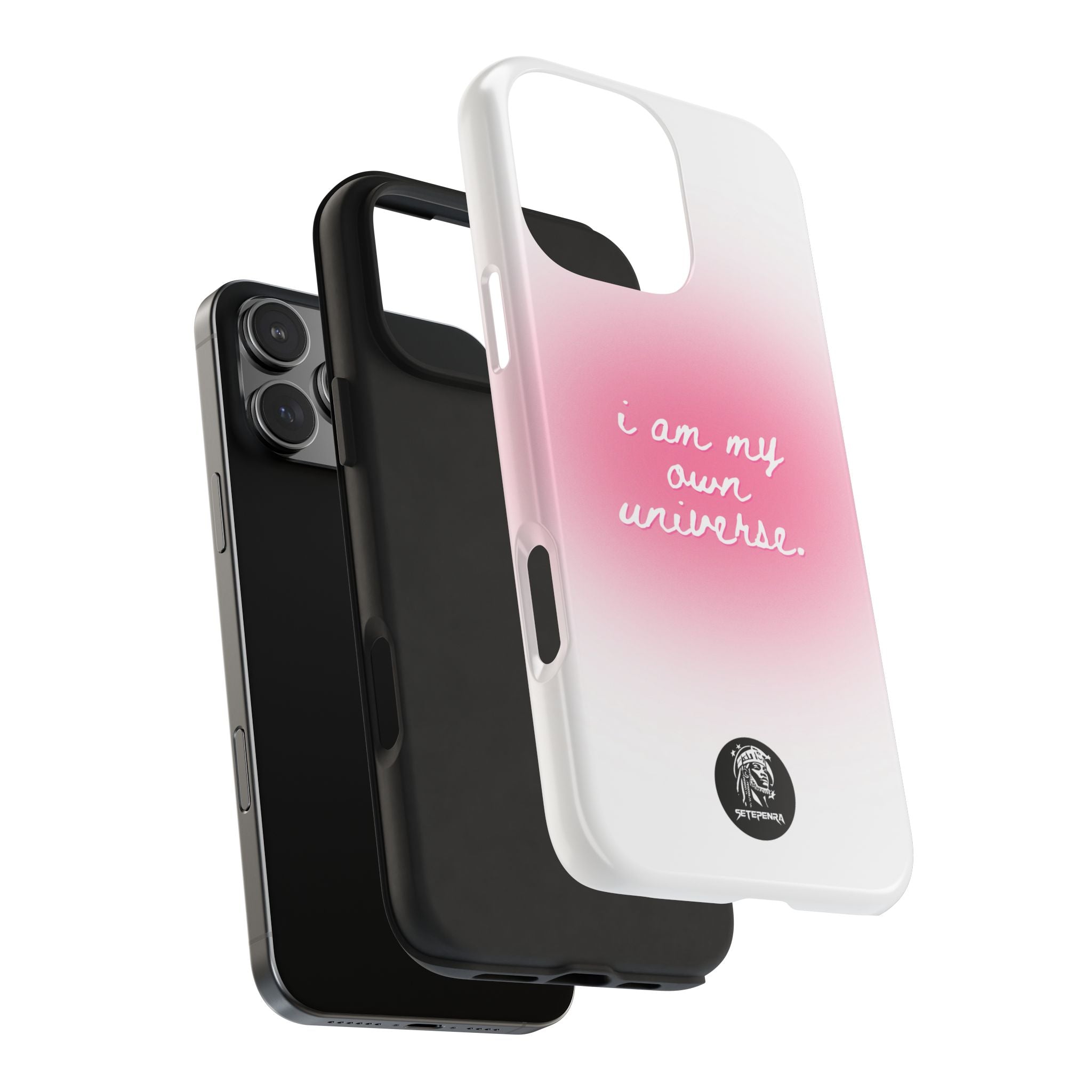 I Am My Own Universe Tough Phone Case (For iPhone, Galaxy & More) - White