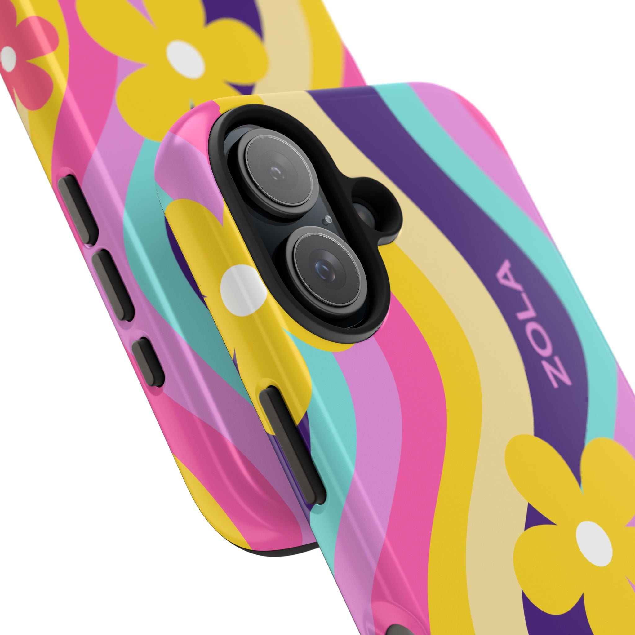 Zola Tough Phone Case (For iPhone, Galaxy & More) - Purple Wave