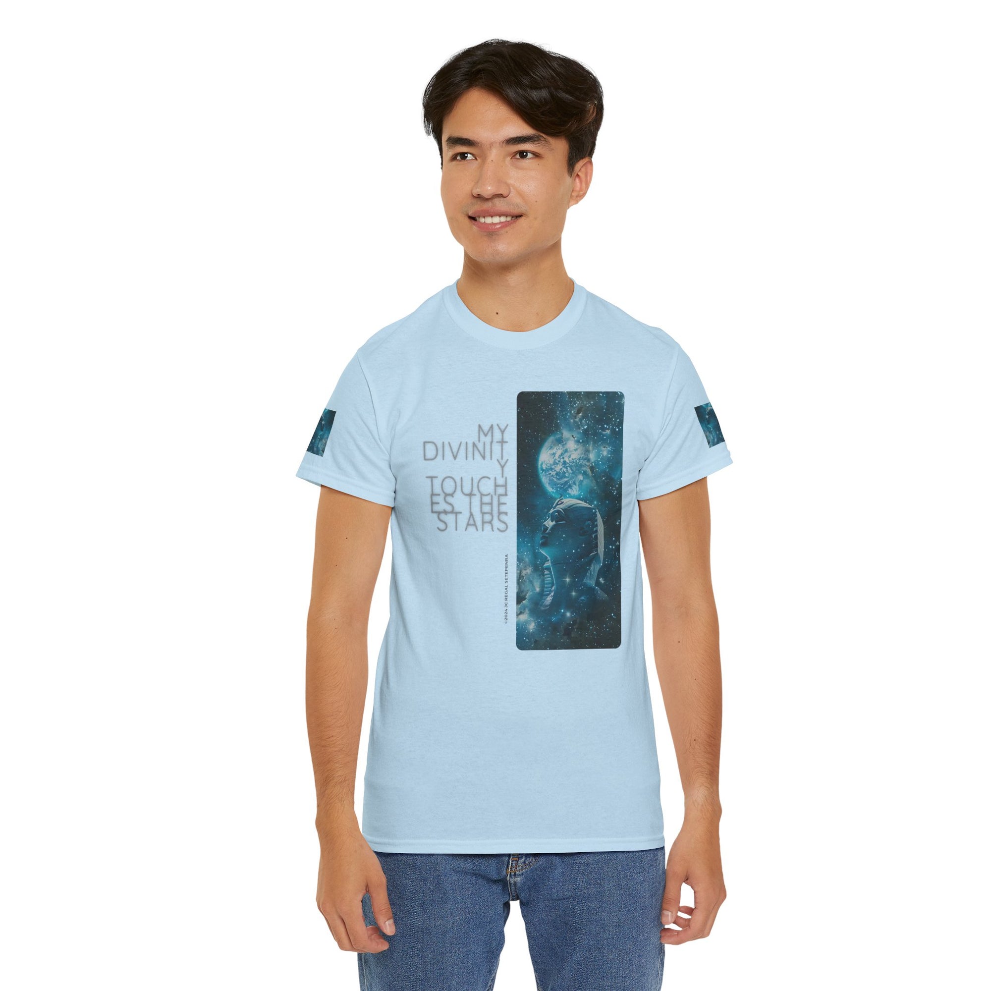 My Divinity Touches The Stars Unisex Heavy Cotton Tee