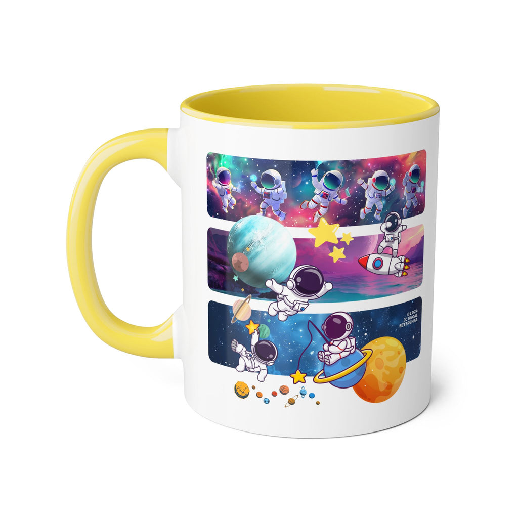 Astro Cosmo (V2.0) Accent Mug, 11oz (Various Colors)