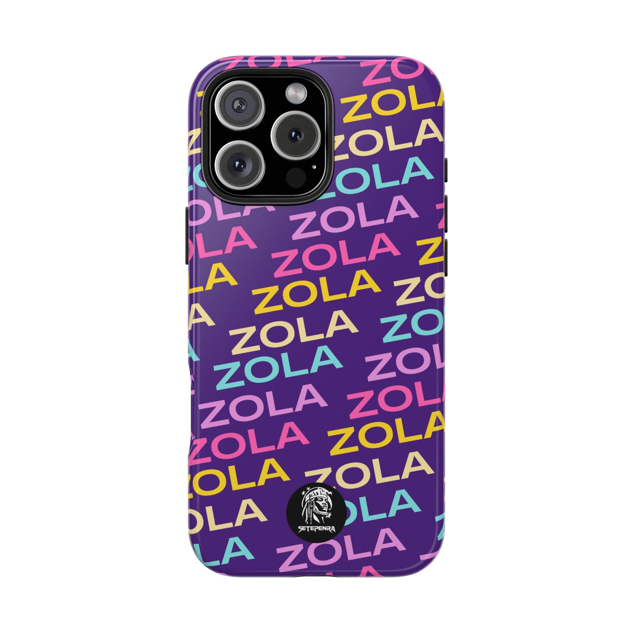 Zola Tough Phone Case (For iPhone, Galaxy & More) - Purple SETEPENRA Phone Case.