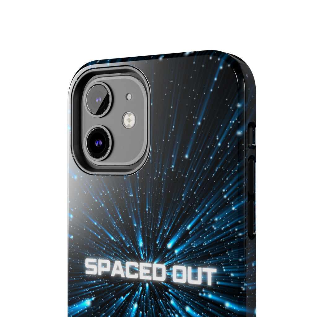 Spaced Out Tough Phone Case — Cosmic Space Warp Protective Cover