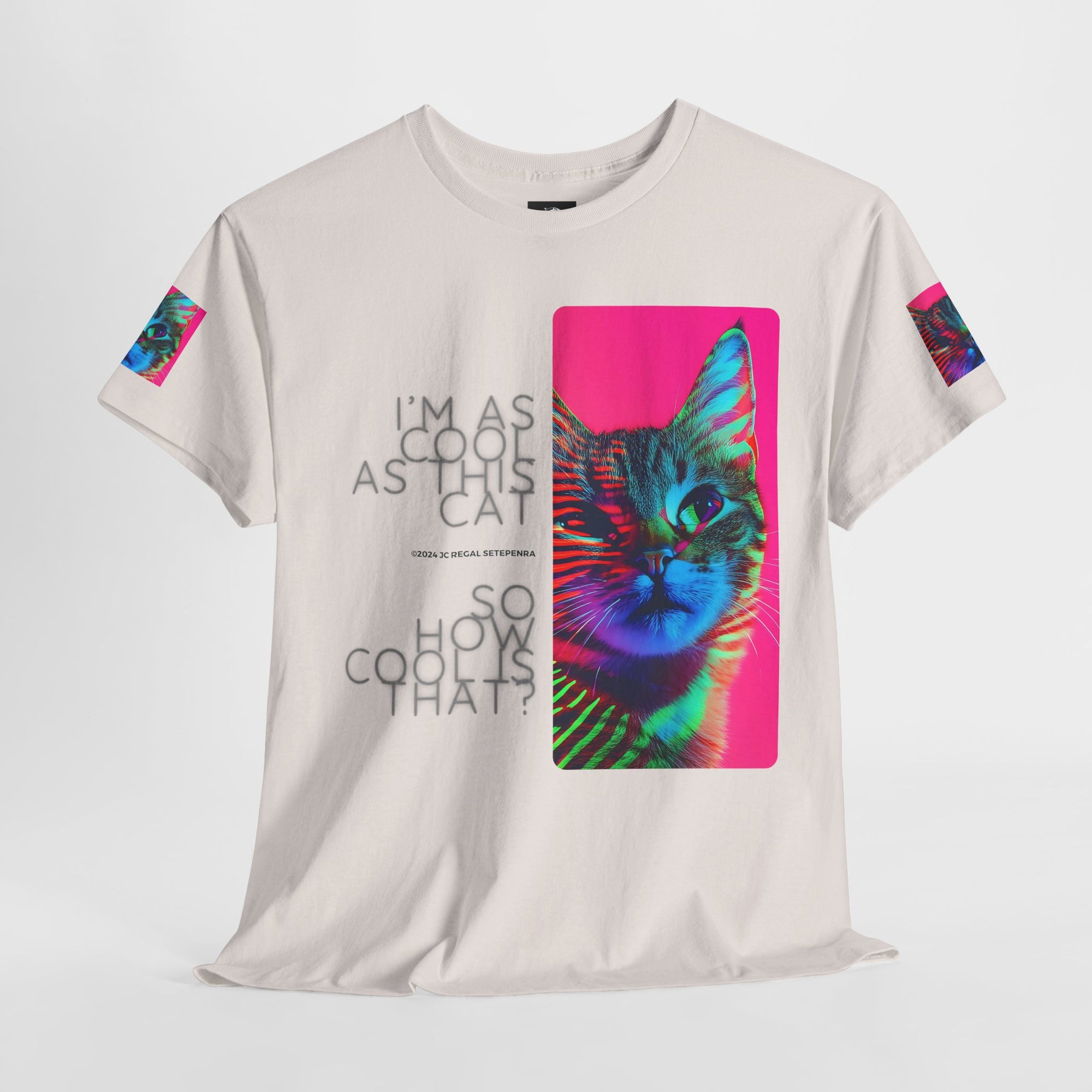 Cool Cat (Whiskers 2) Unisex Heavy Cotton Tee