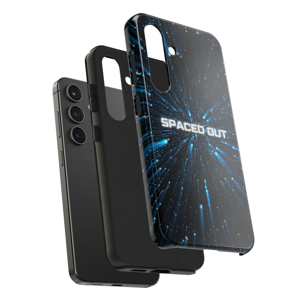 Spaced Out Tough Phone Case — Cosmic Space Warp Protective Cover