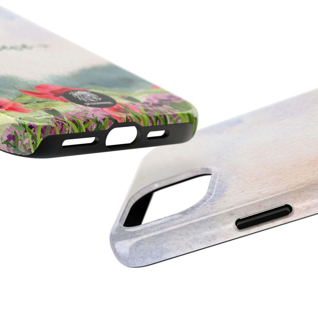 Believe Tough Phone Case (For iPhone, Galaxy & More) - Watercolor Flower