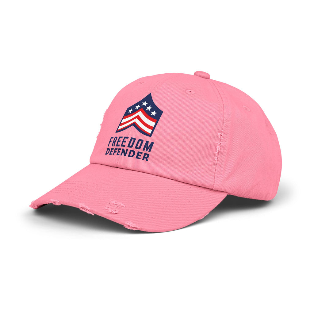 Freedom Defender Unisex Distressed Cap