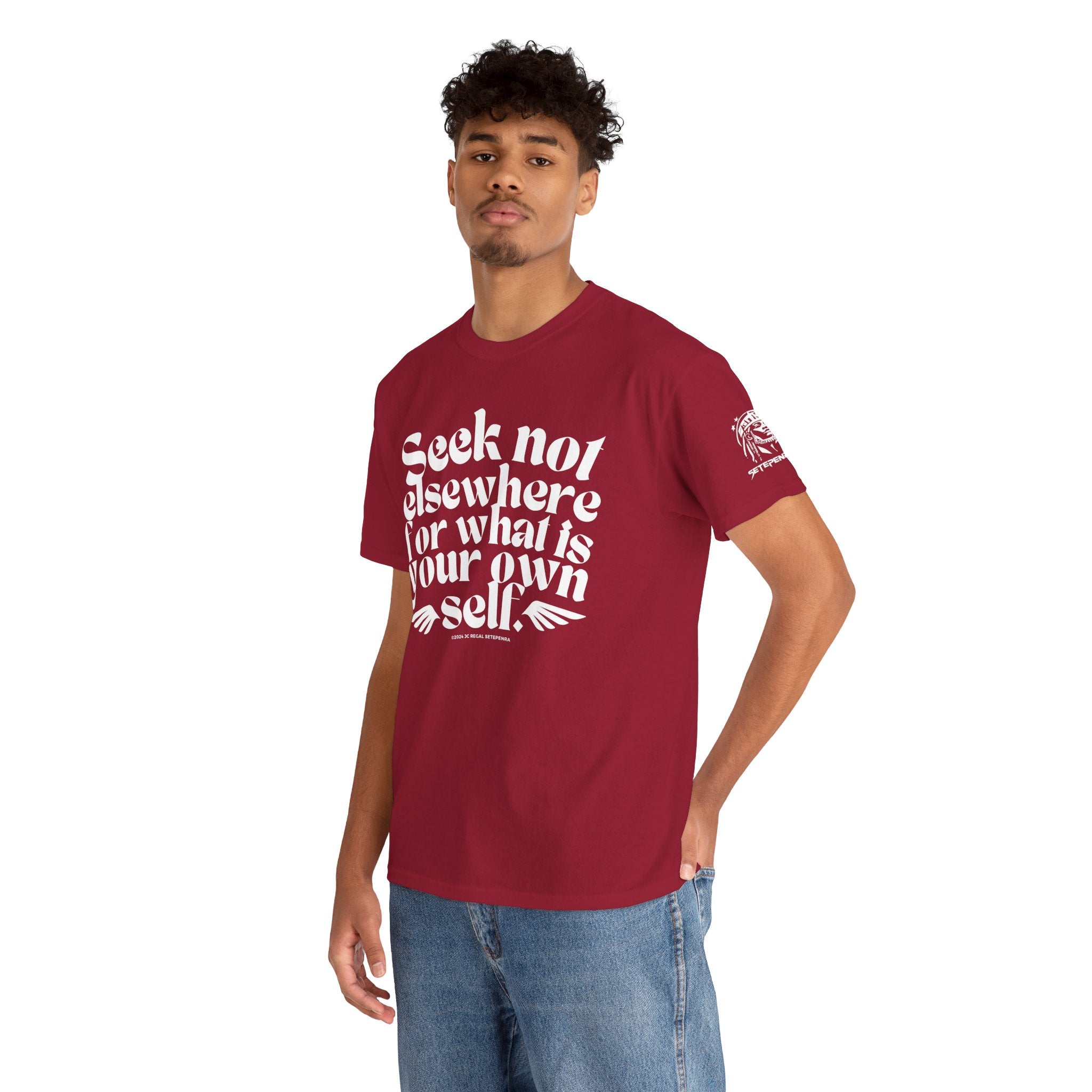 Seek Not Elsewhere Unisex Heavy Cotton Tee