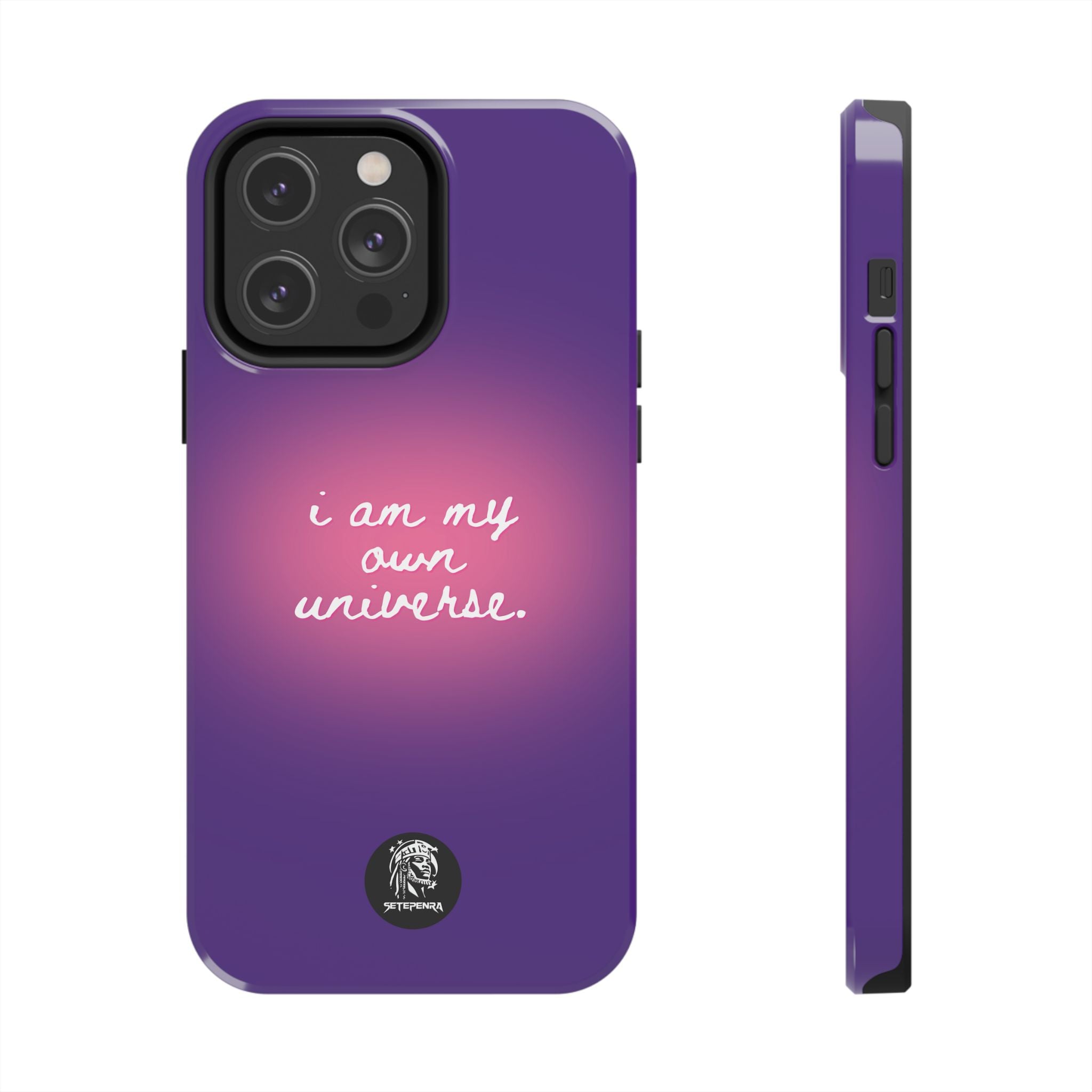 I Am My Own Universe Tough Phone Case (For iPhone, Galaxy & More) - Purple