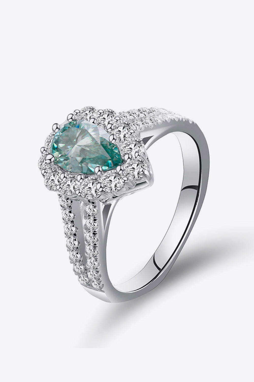 1 Carat Moissanite 925 Sterling Silver Ring SETEPENRA .