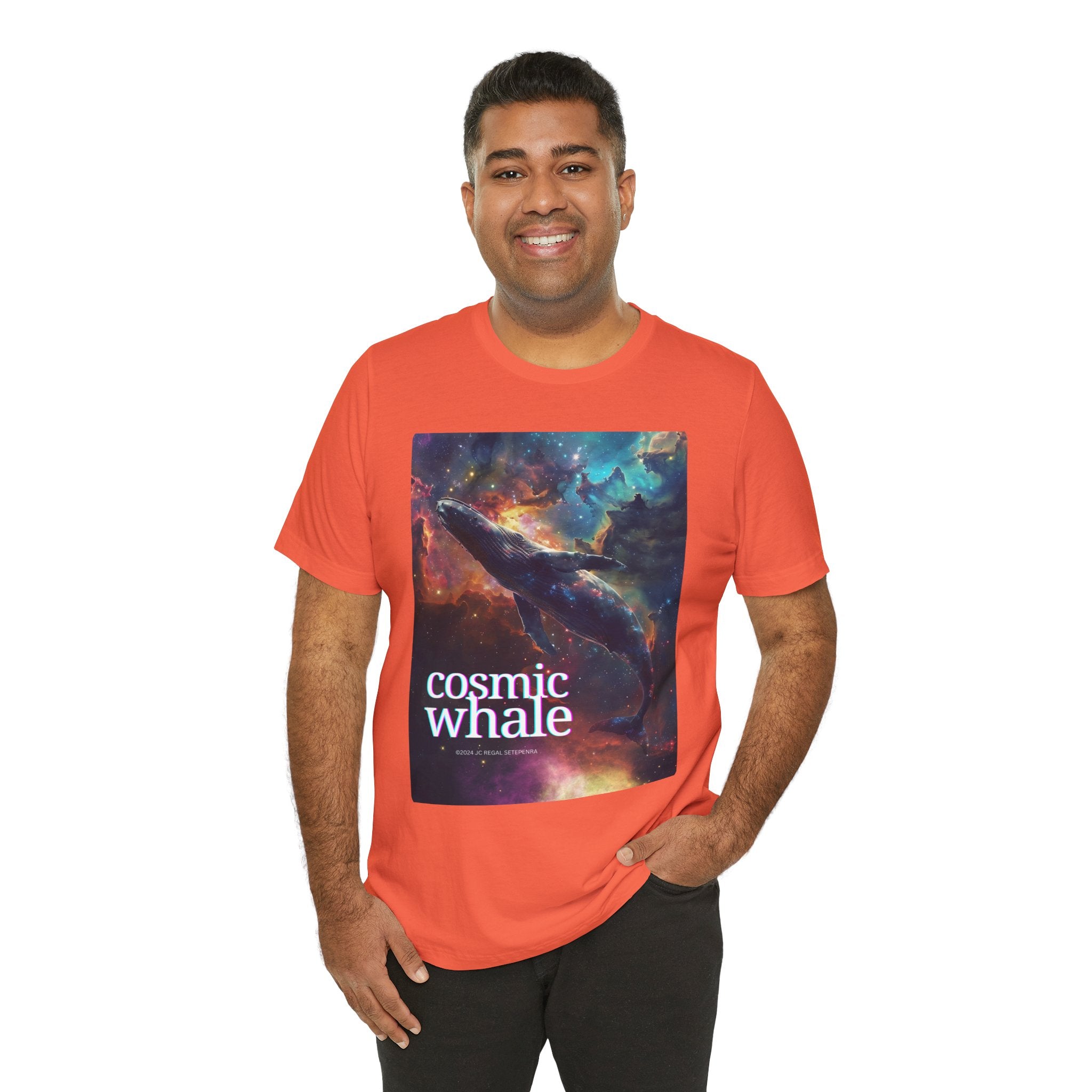 Cosmic Whale Unisex Jersey Short Sleeve Tee