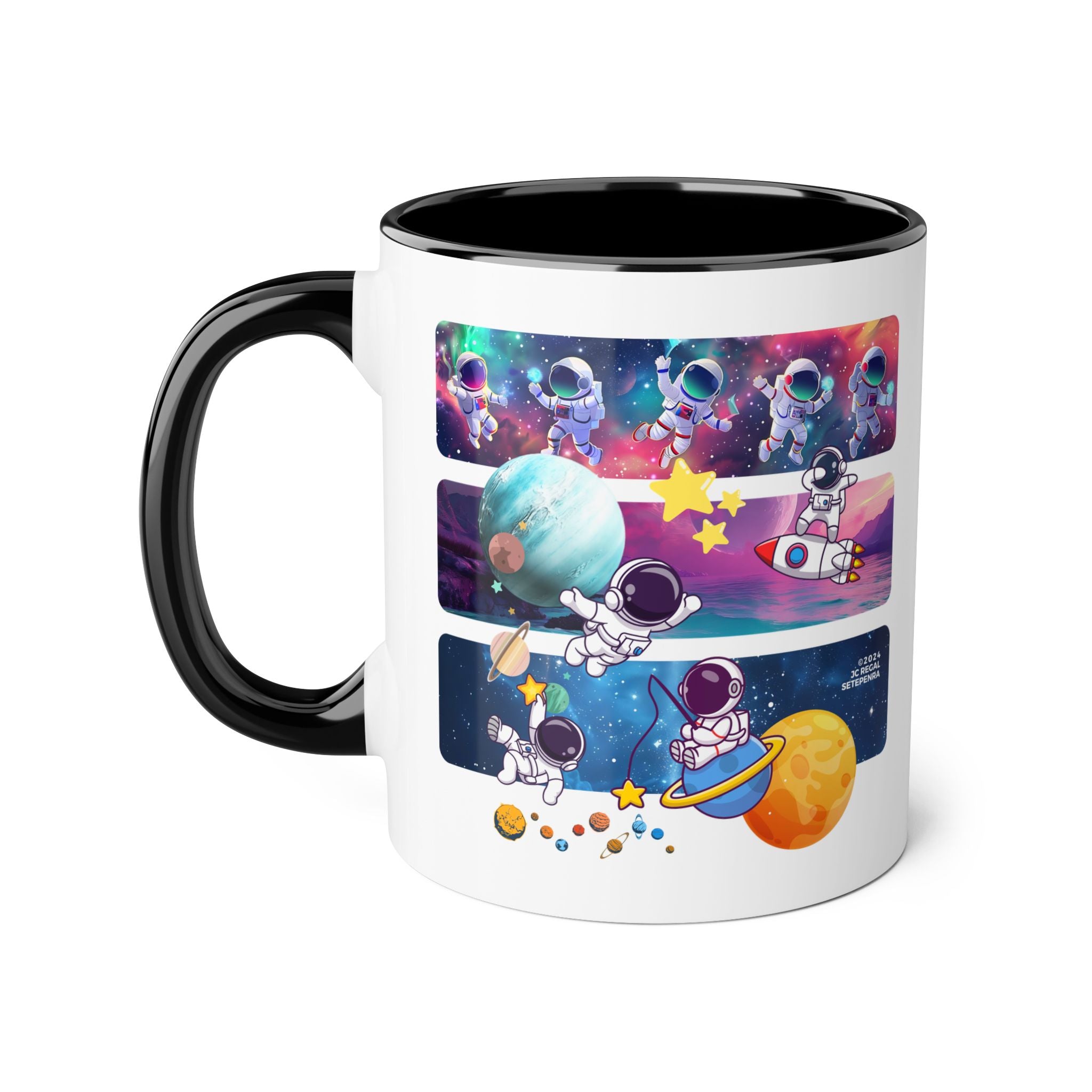 Astro Cosmo (V2.0) Accent Mug, 11oz (Various Colors)