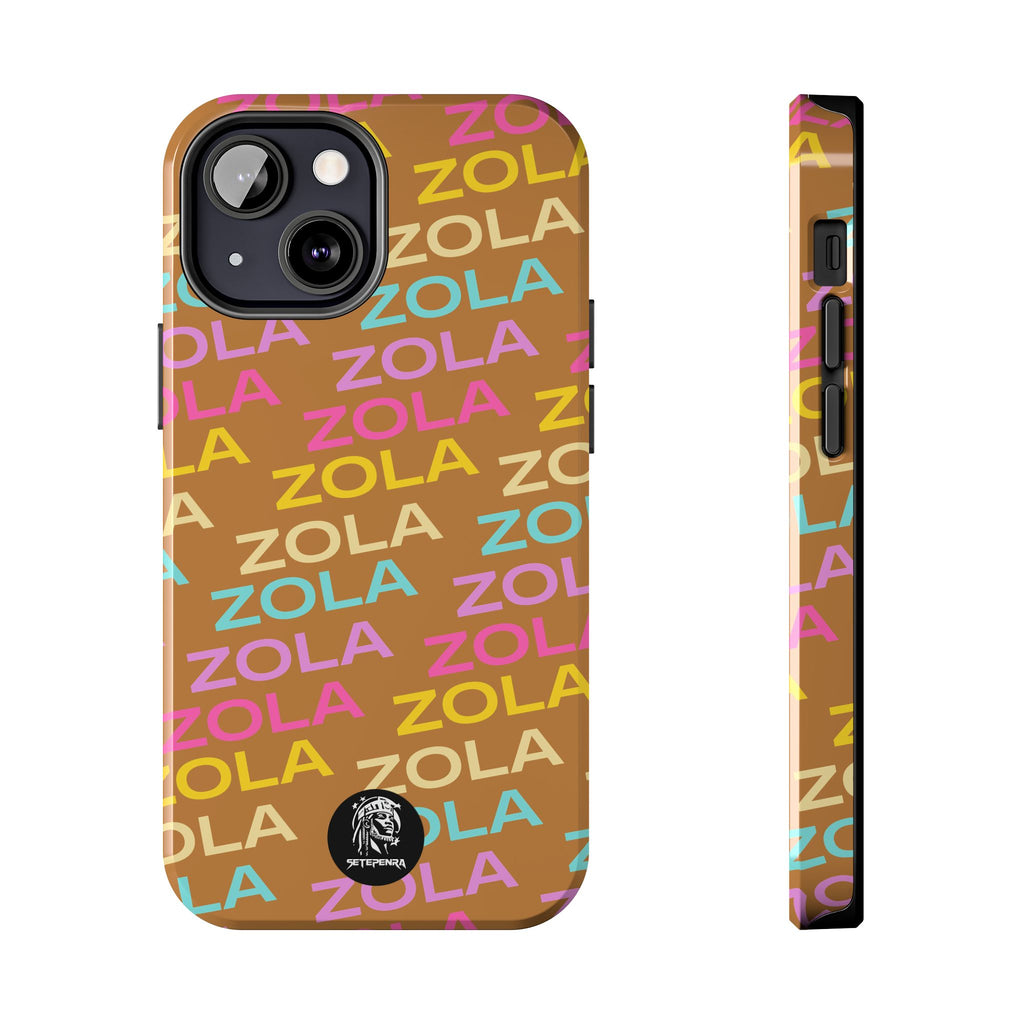 Zola Tough Phone Case (For iPhone, Galaxy & More) - Light Brown SETEPENRA Phone Case.