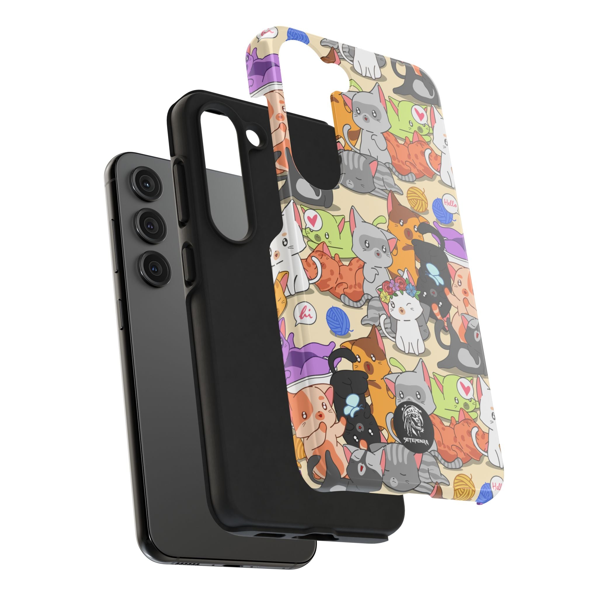 Cats A Lot Tough Phone Case (For iPhone, Galaxy & More)