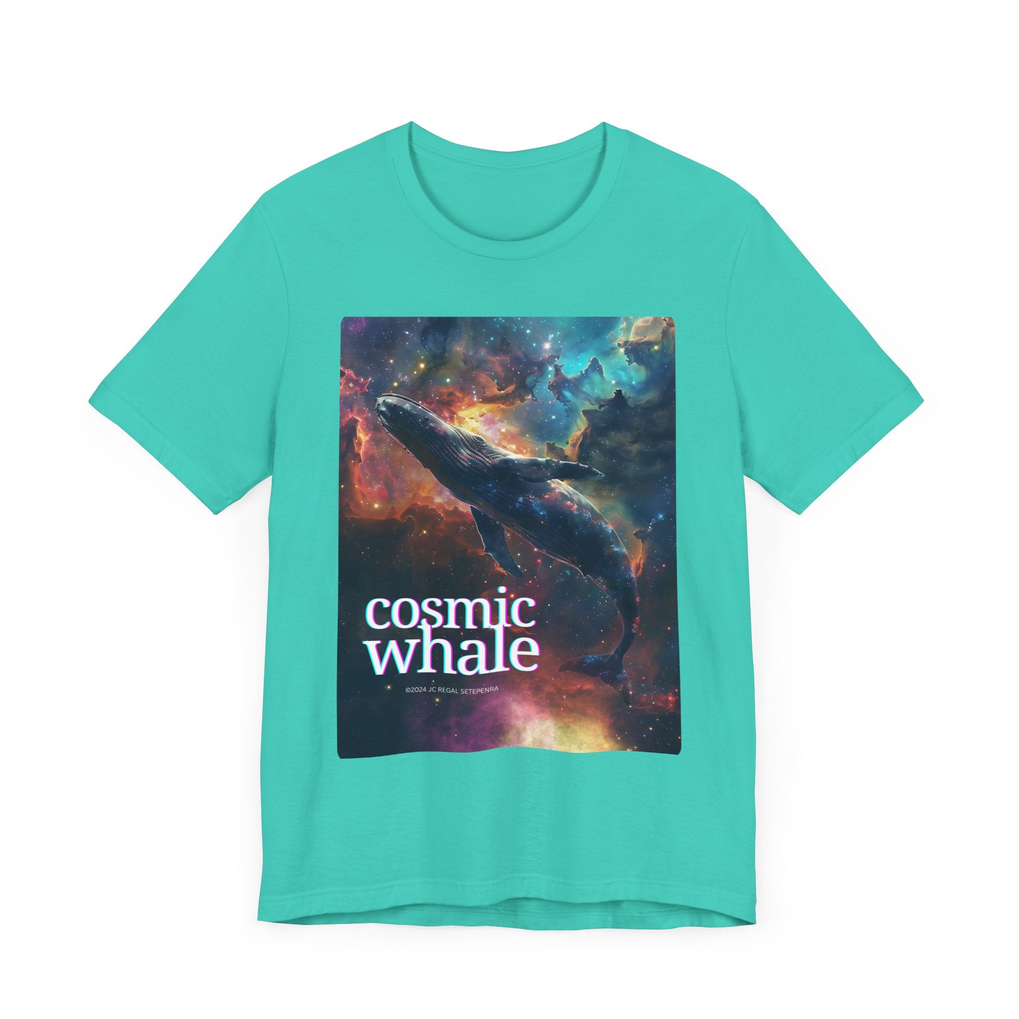 Cosmic Whale Unisex Jersey Short Sleeve Tee SETEPENRA T-Shirt.