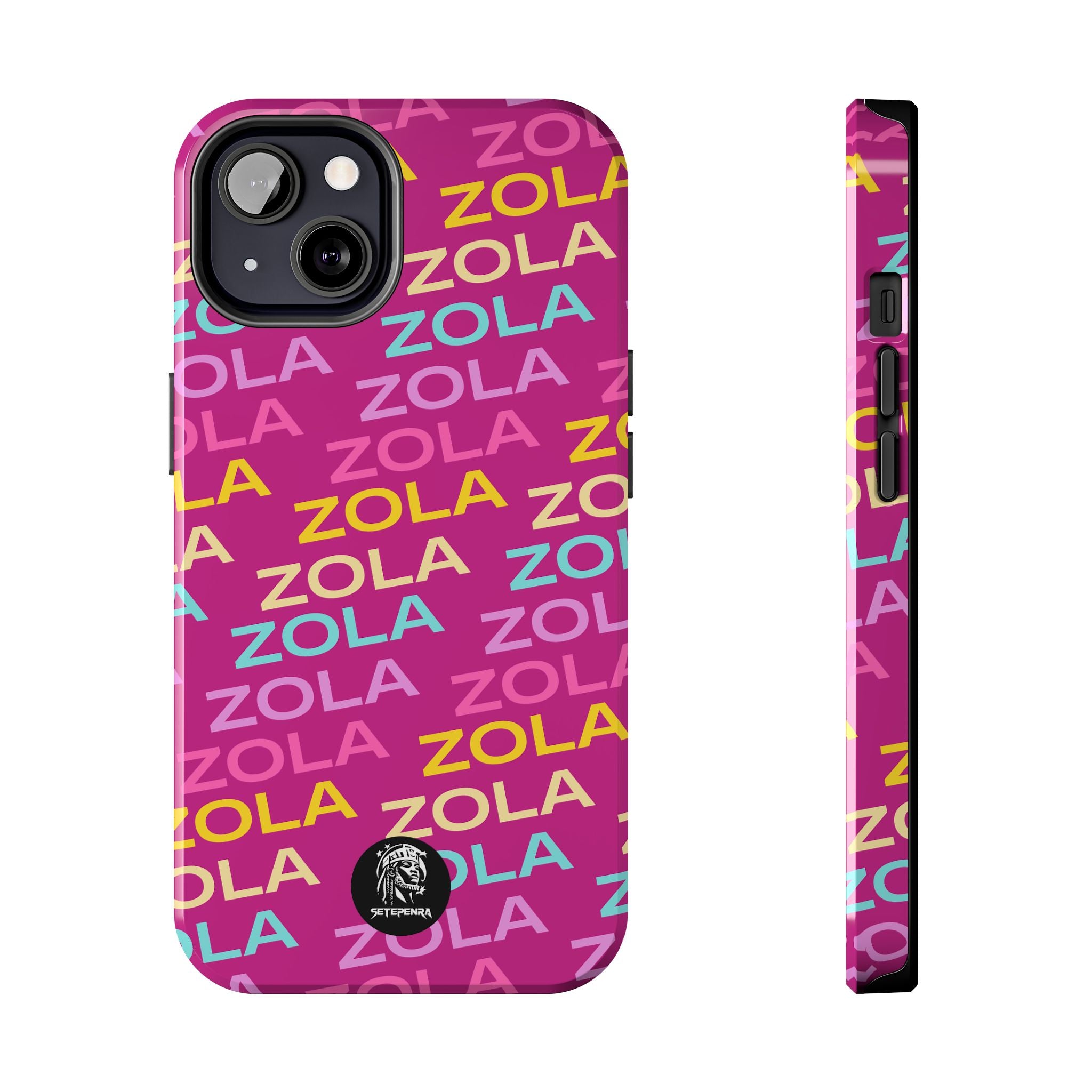 Zola Tough Phone Case (For iPhone, Galaxy & More) - Pink SETEPENRA Phone Case.