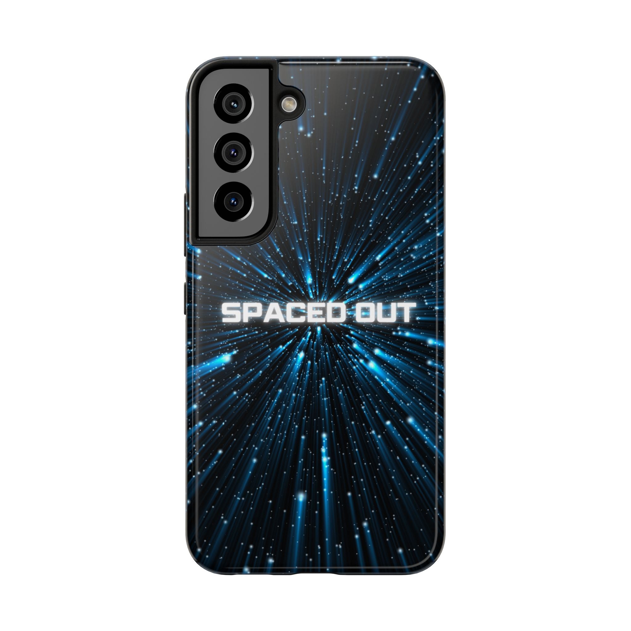 Spaced Out Tough Phone Case — Cosmic Space Warp Protective Cover