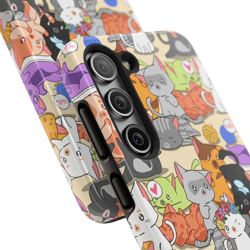 Cats A Lot Tough Phone Case (For iPhone, Galaxy & More)