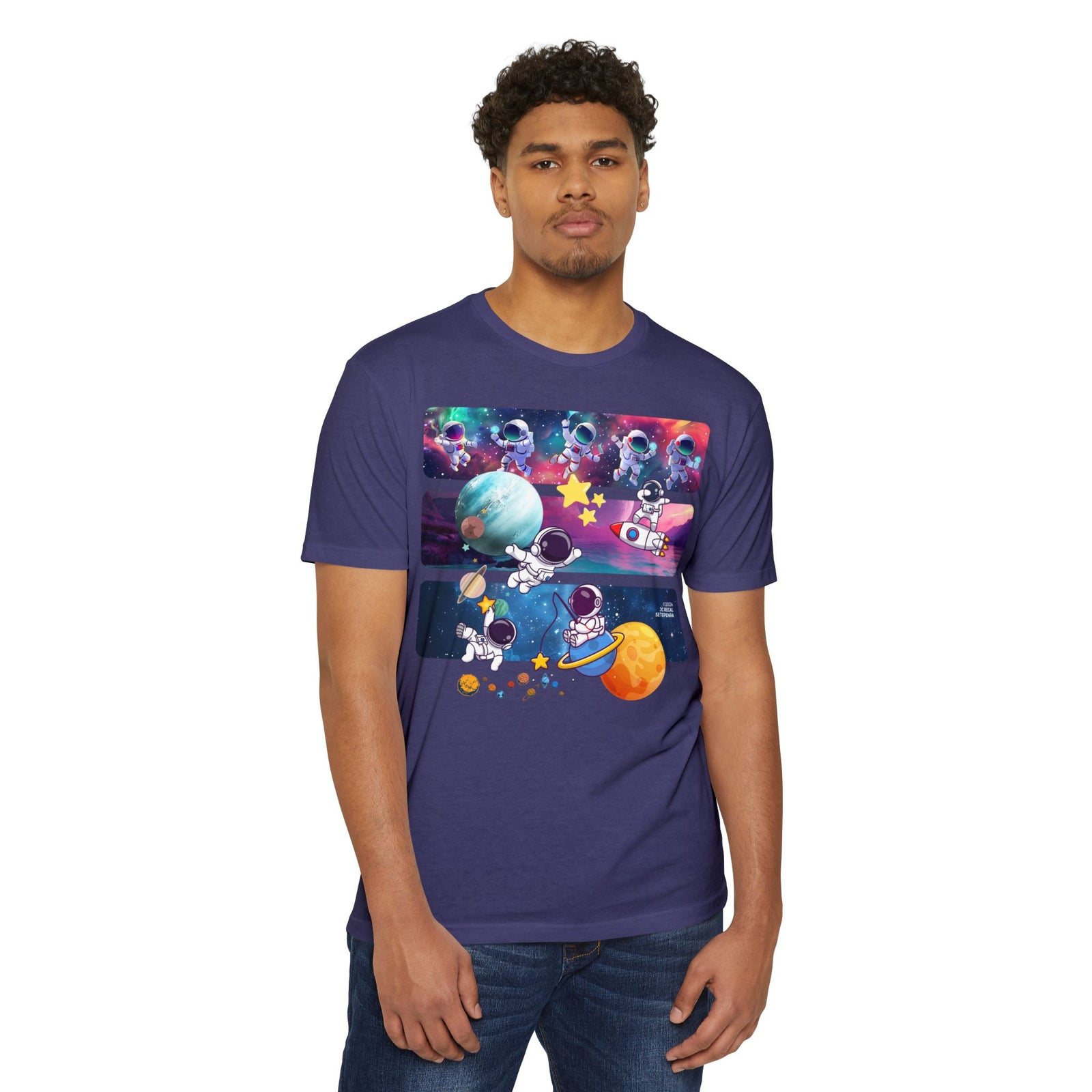 Astro Cosmo (V2.0) Unisex CVC Jersey T-shirt SETEPENRA T-Shirt.