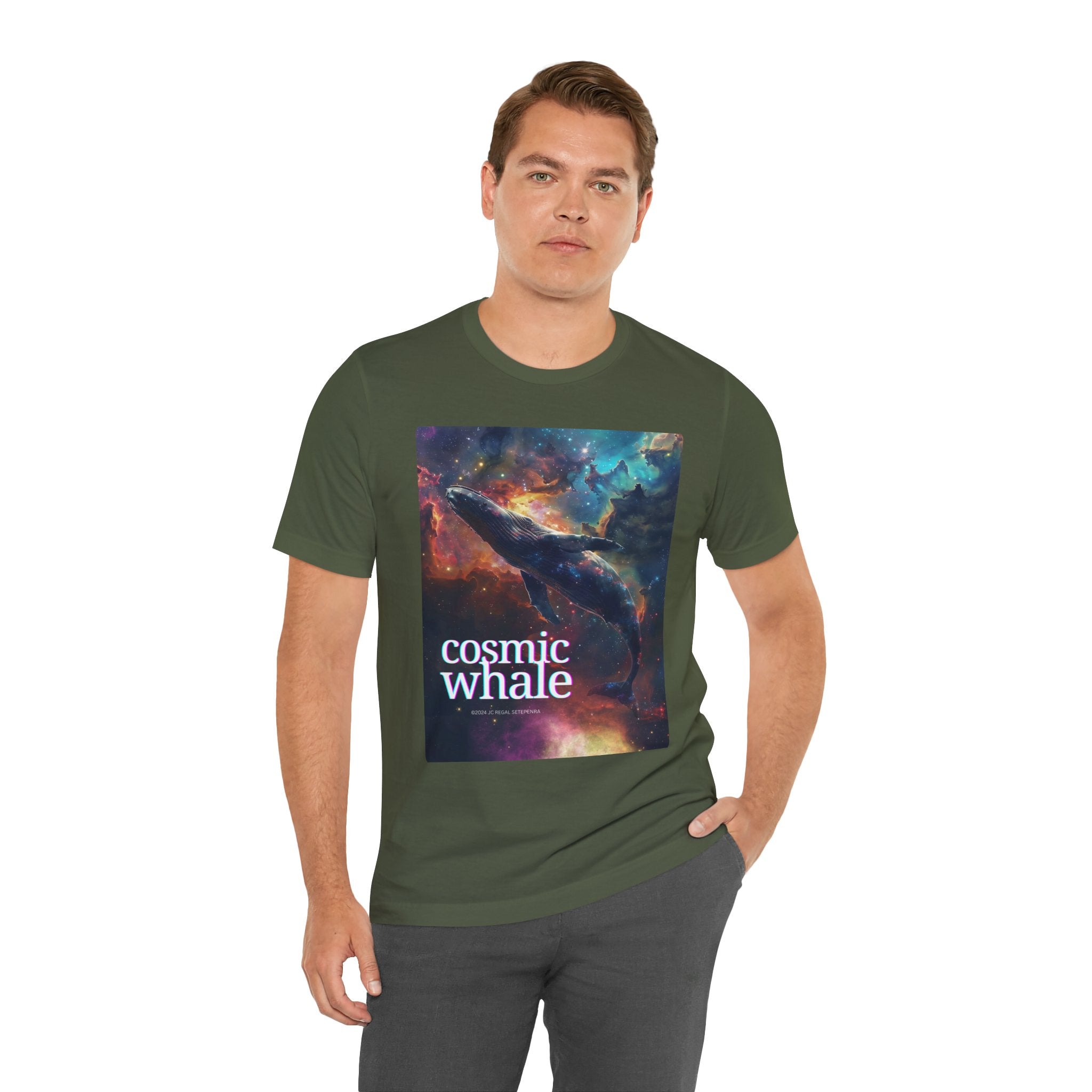 Cosmic Whale Unisex Jersey Short Sleeve Tee
