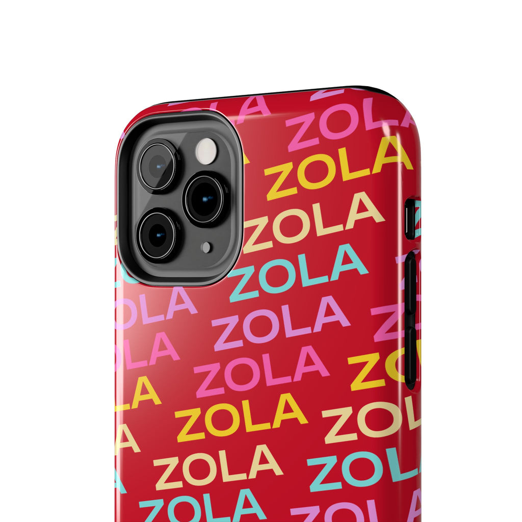 Zola Tough Phone Case (For iPhone, Galaxy & More) - Dark Red